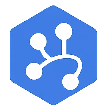 KubeOrch blue workflow mark