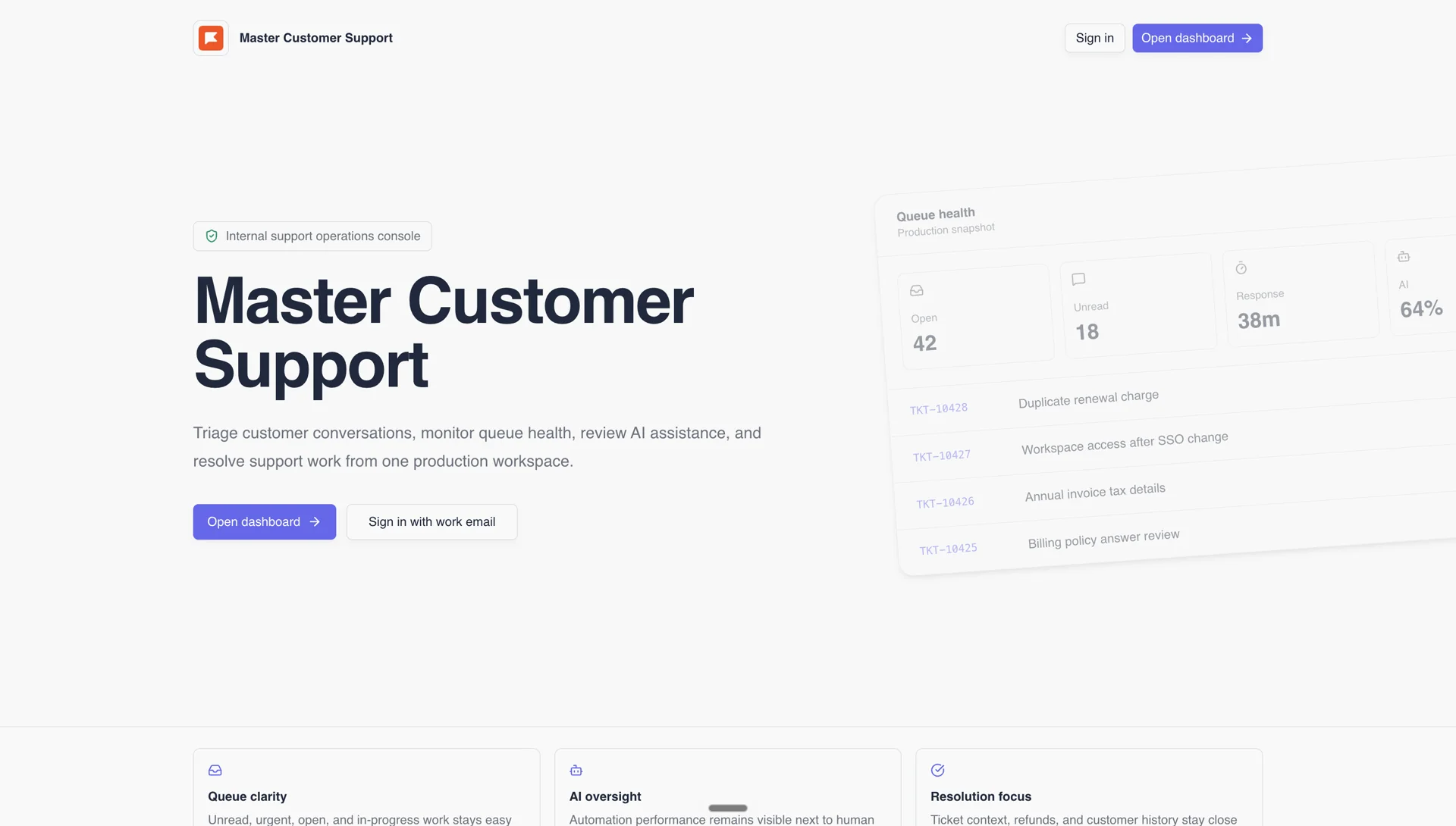 AI Support Platform